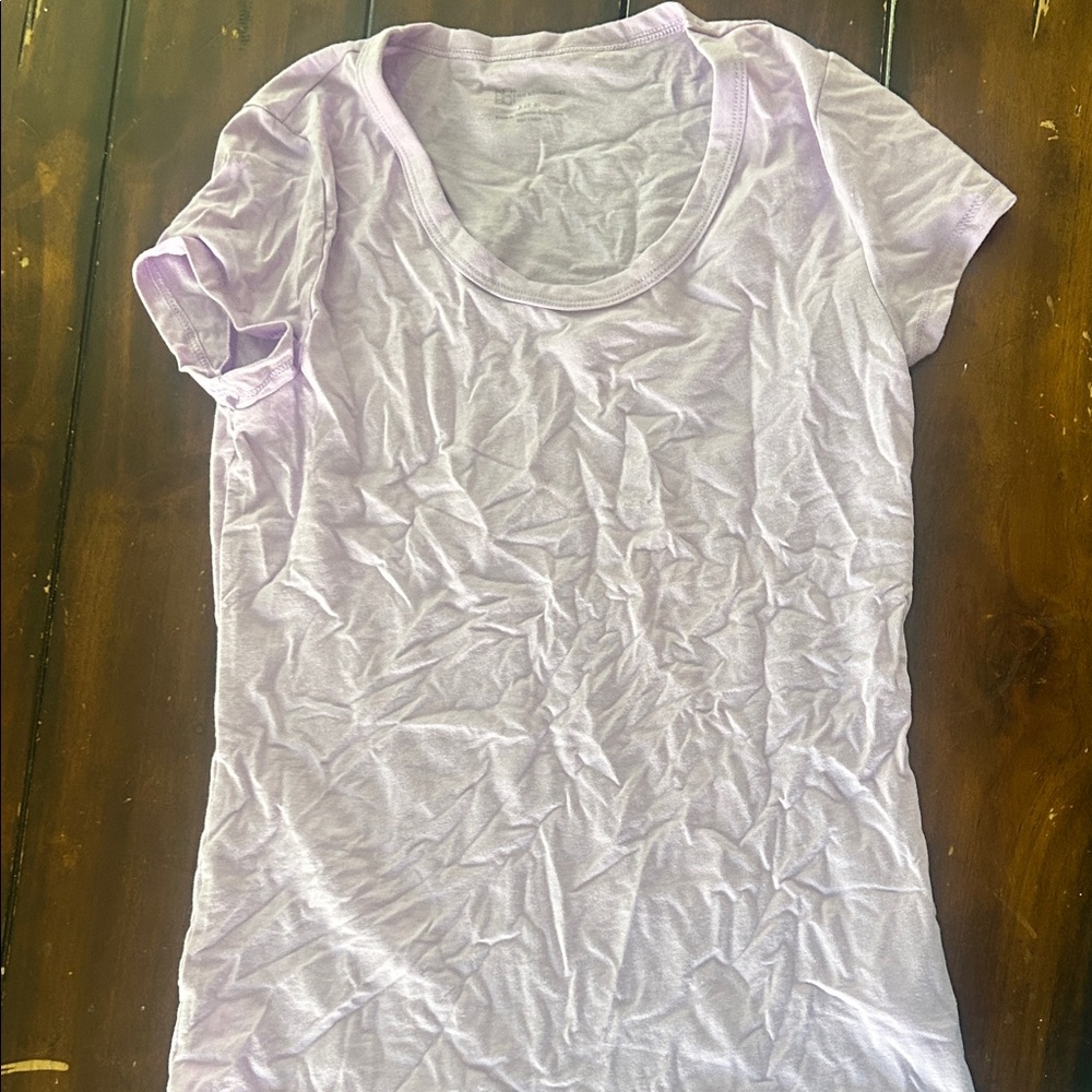 No Boundaries Light Purple Short Sleeve Tee